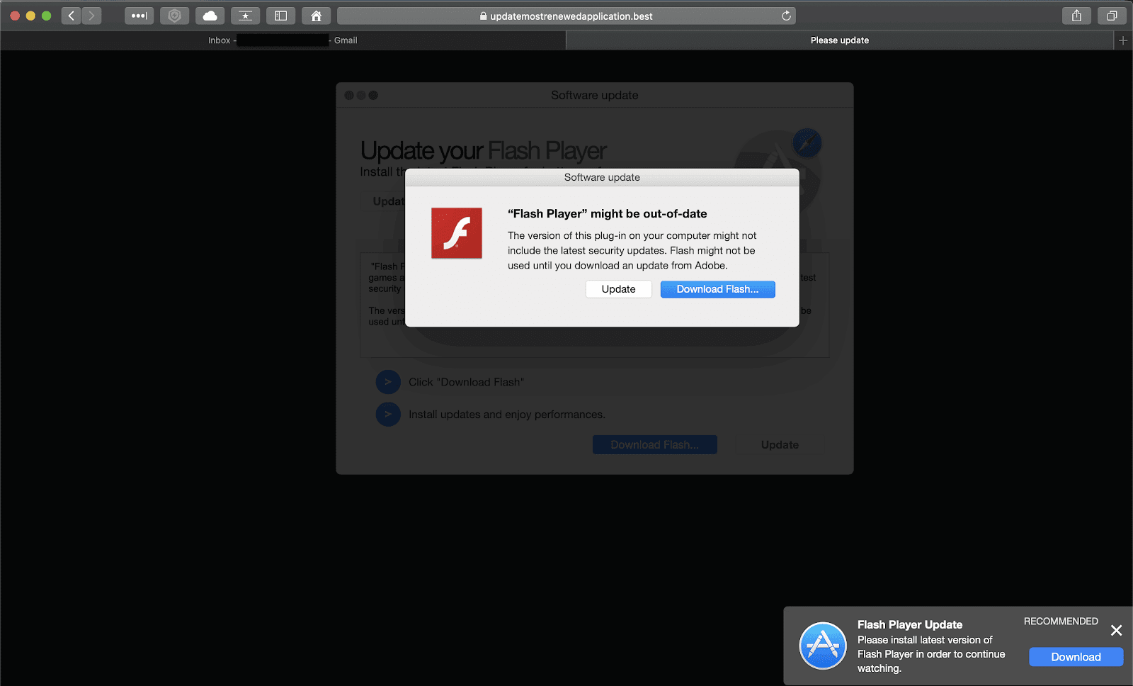 mac adware cleaner popup chrome